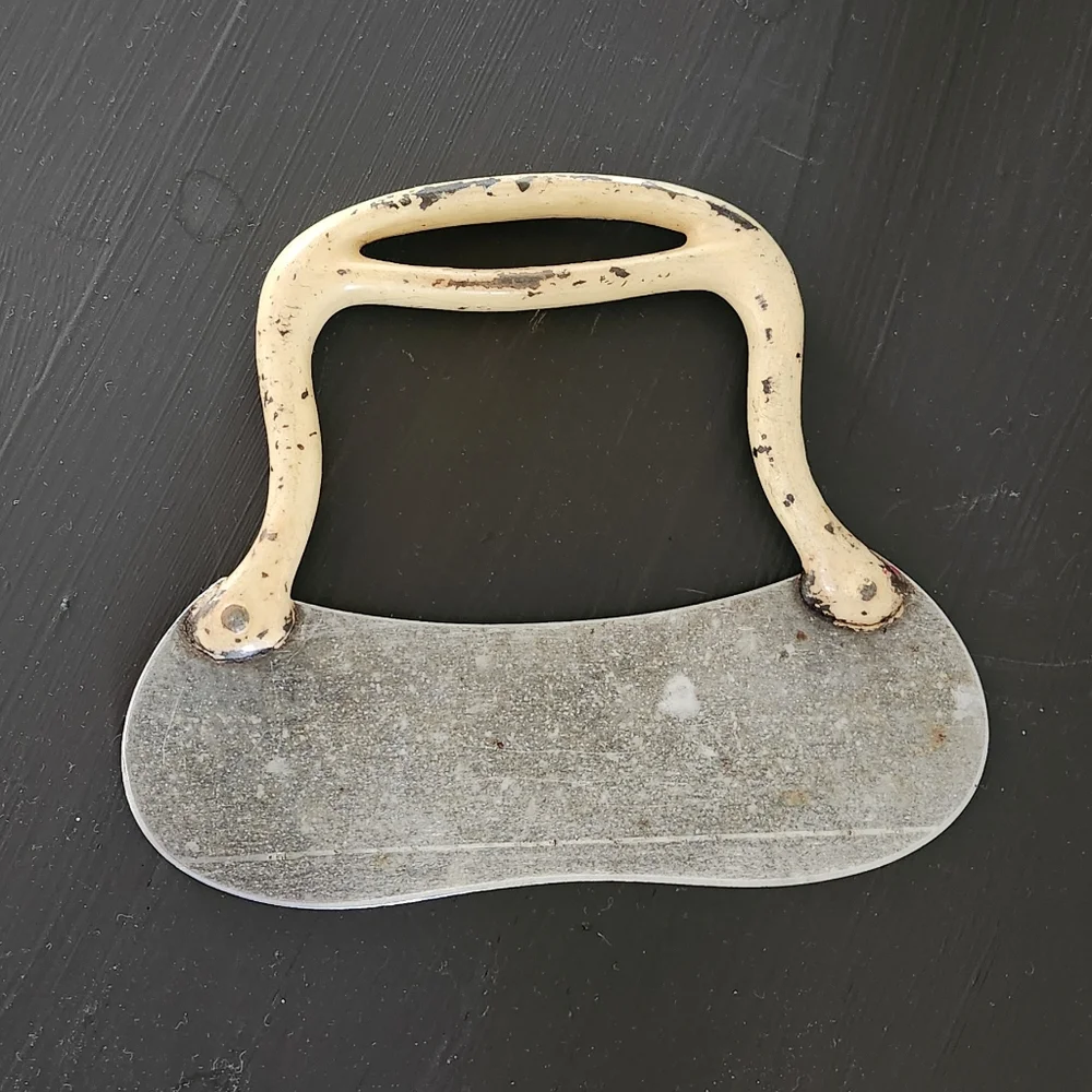 Vintage Voos Stainless Dough Cutter Handheld Chopper